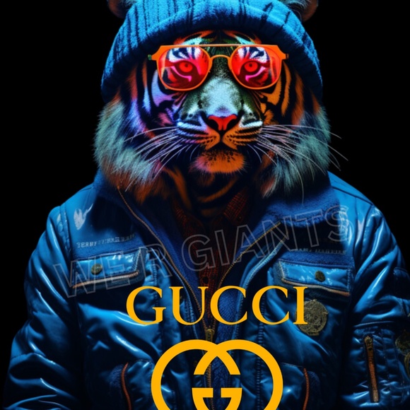 GUCCI BAD AZZ TIGER 11X114 POSTER PRINT GREAT HOLIDAY GIFT FOR GUCCI - Picture 2 of 2